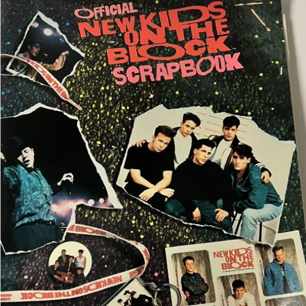 Vintage New Kids On The Block ScrapBook